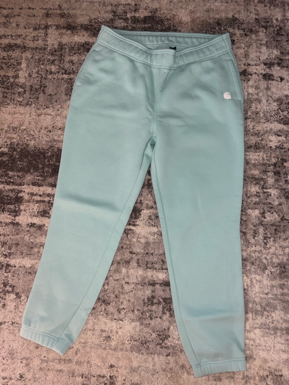 Carhartt Womens Mint Green Jogger Sweatpants